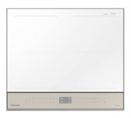 Bếp điện từ âm Samsung NZ64B5067YY/SV - Mặt kính trắng